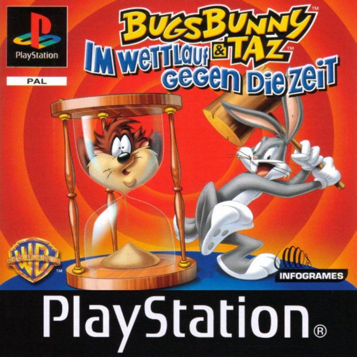 Bugs Bunny & Taz Time Busters box art for Playstation